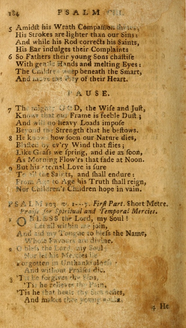 The Psalms of David: imitated in the language of the New Testament. page 184