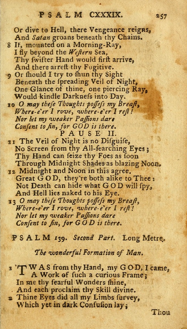 The Psalms of David: imitated in the language of the New Testament. page 257