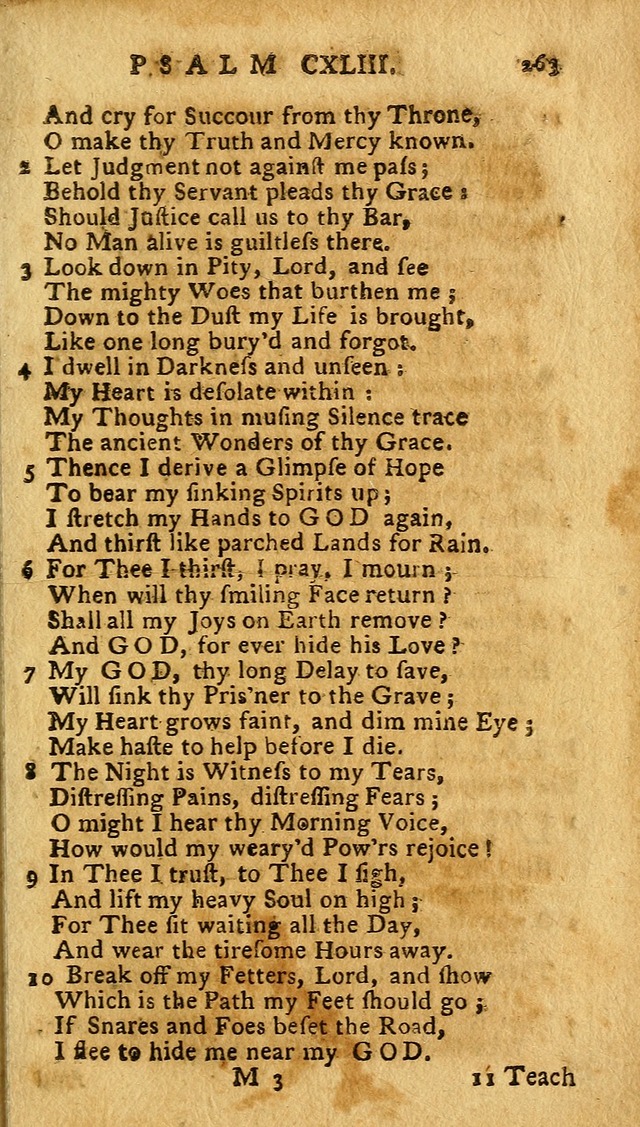 The Psalms of David: imitated in the language of the New Testament. page 263