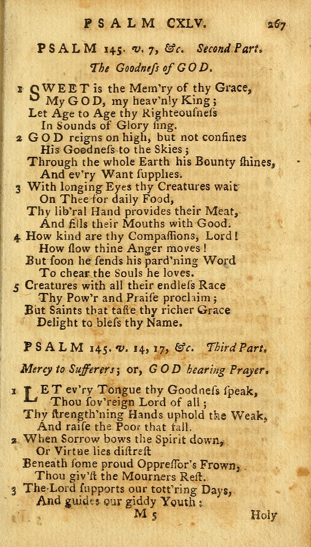 The Psalms of David: imitated in the language of the New Testament. page 267