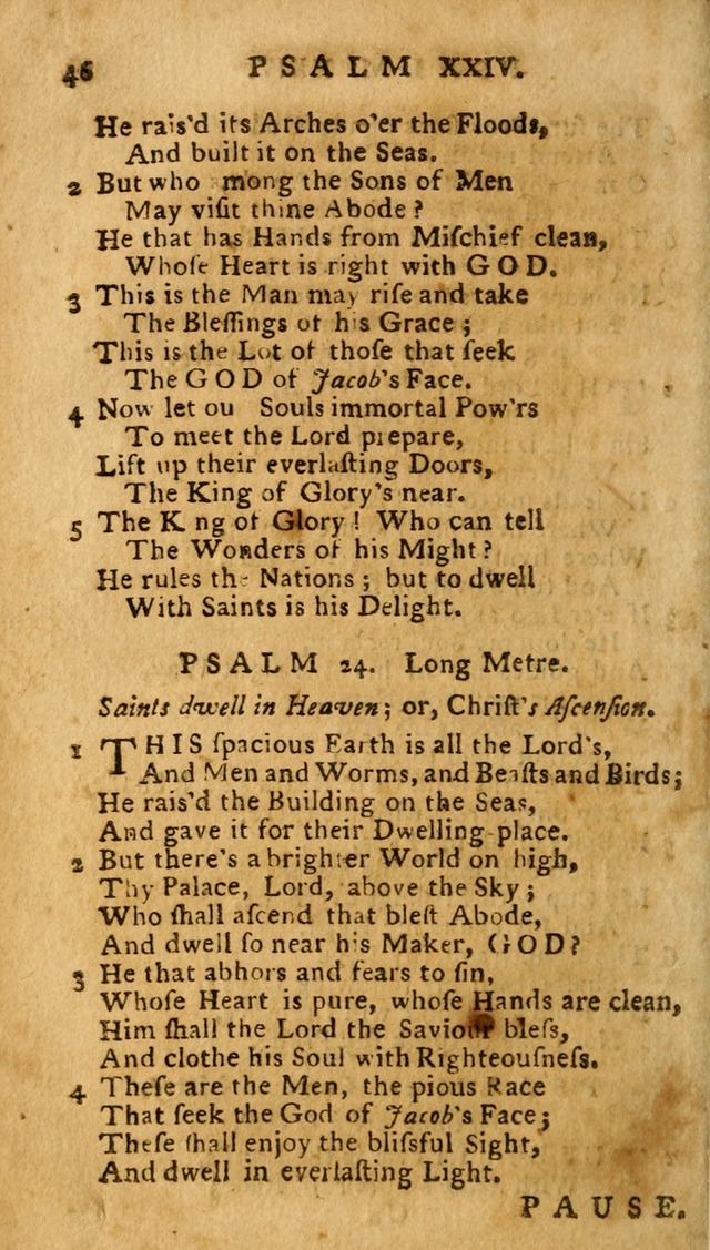 The Psalms of David: imitated in the language of the New Testament. page 46