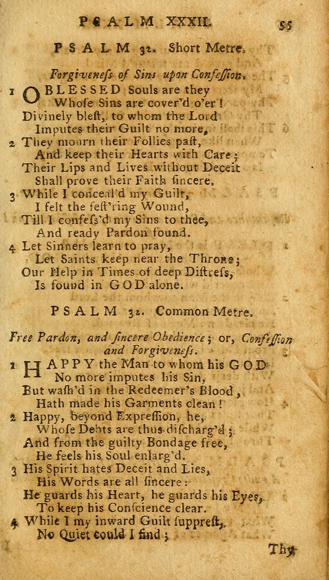 The Psalms of David: imitated in the language of the New Testament. page 55