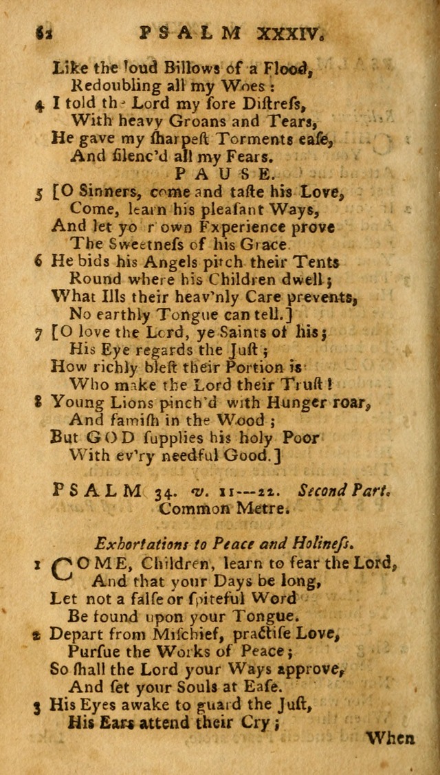 The Psalms of David: imitated in the language of the New Testament. page 62