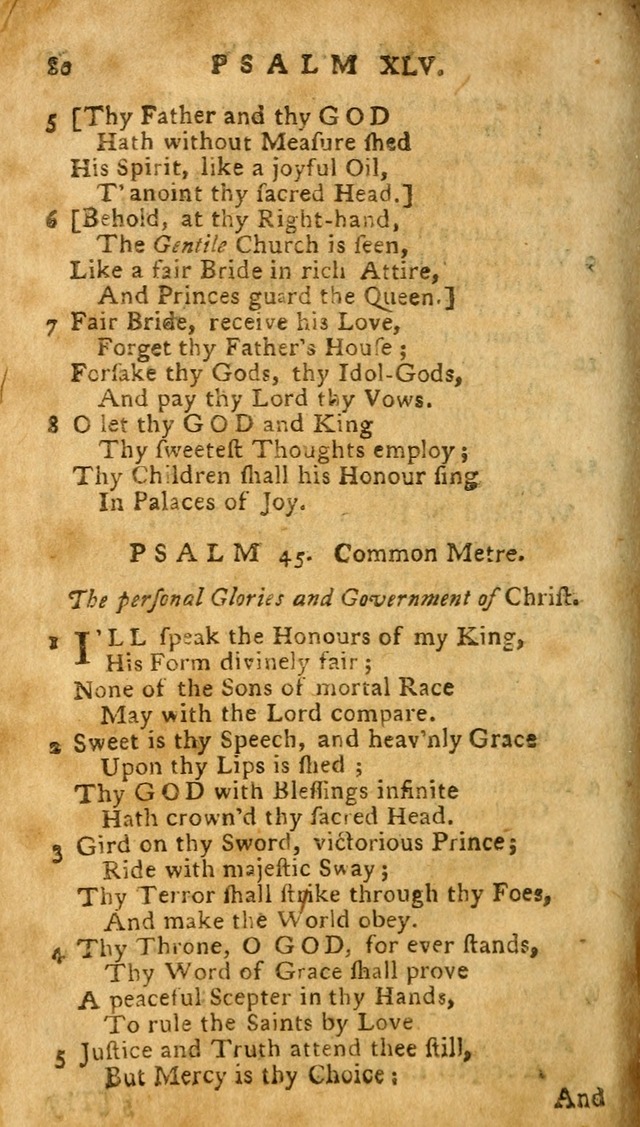 The Psalms of David: imitated in the language of the New Testament. page 80