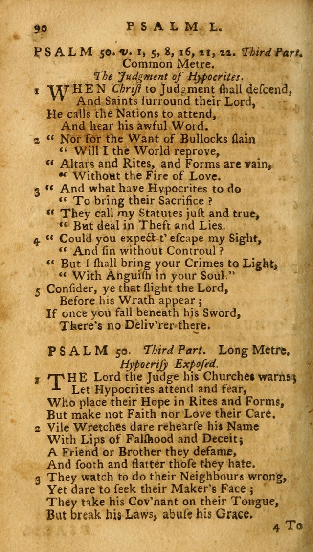The Psalms of David: imitated in the language of the New Testament. page 90