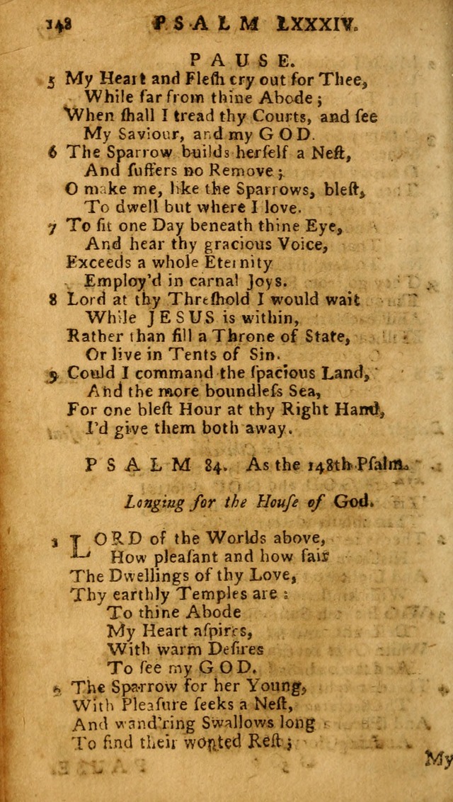 The Psalms of David: imitated in the language of the New Testament, and applied to the Christian state and worship (27th ed.) page 148