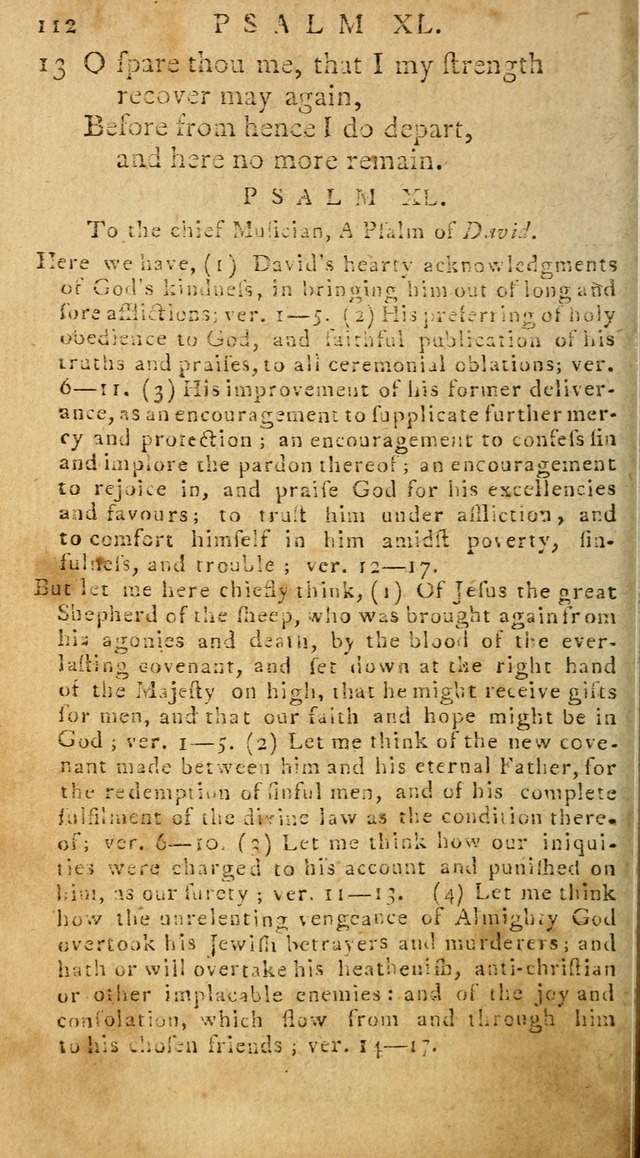 Psalms of David in metre page 112