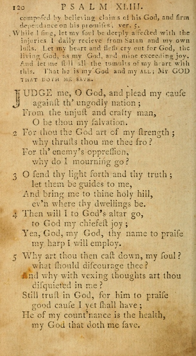 Psalms of David in metre page 120