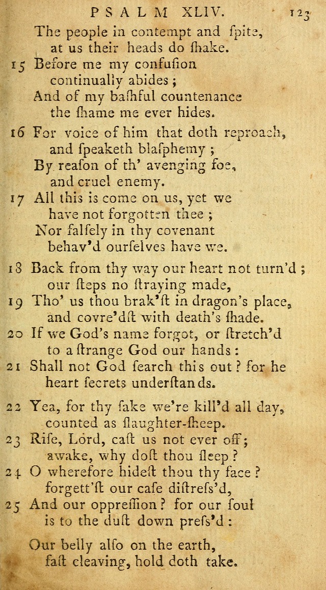 Psalms of David in metre page 123