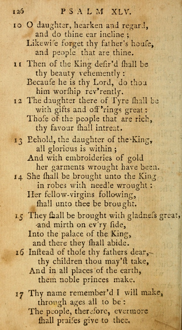 Psalms of David in metre page 126