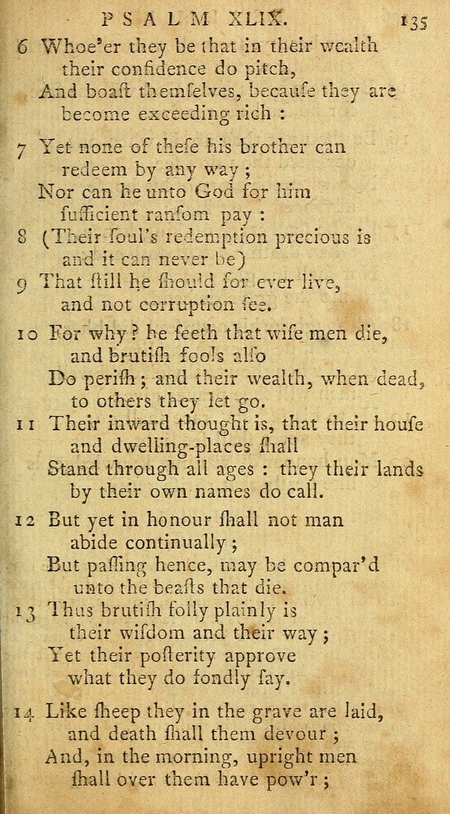 Psalms of David in metre page 135