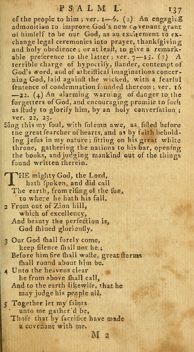 Psalms of David in metre page 137