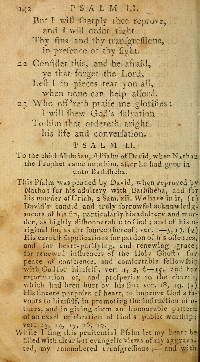 Psalms of David in metre page 142