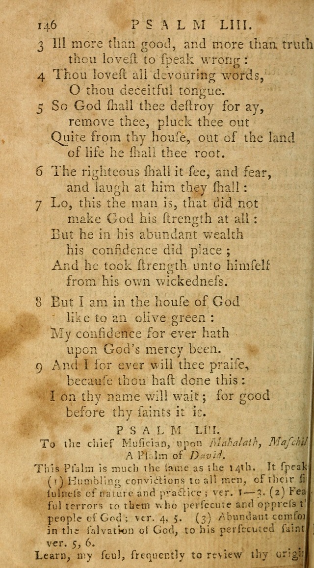 Psalms of David in metre page 146