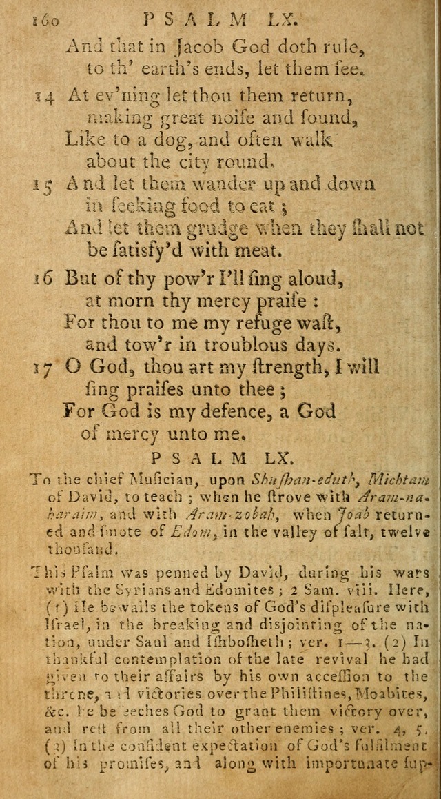 Psalms of David in metre page 160