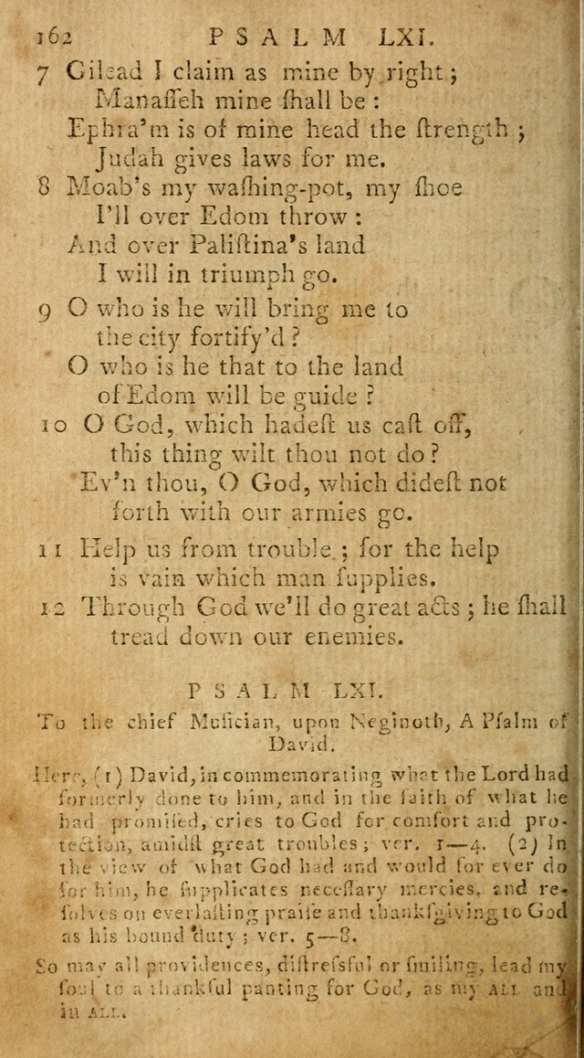 Psalms of David in metre page 162