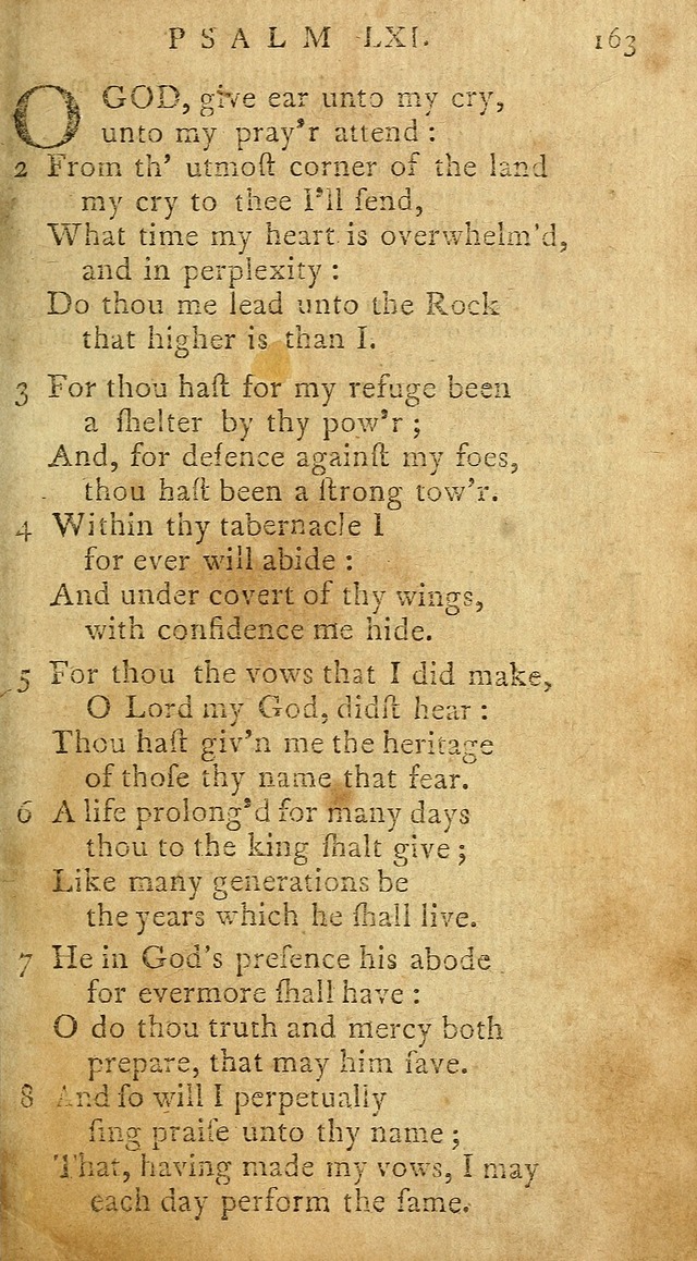 Psalms of David in metre page 163