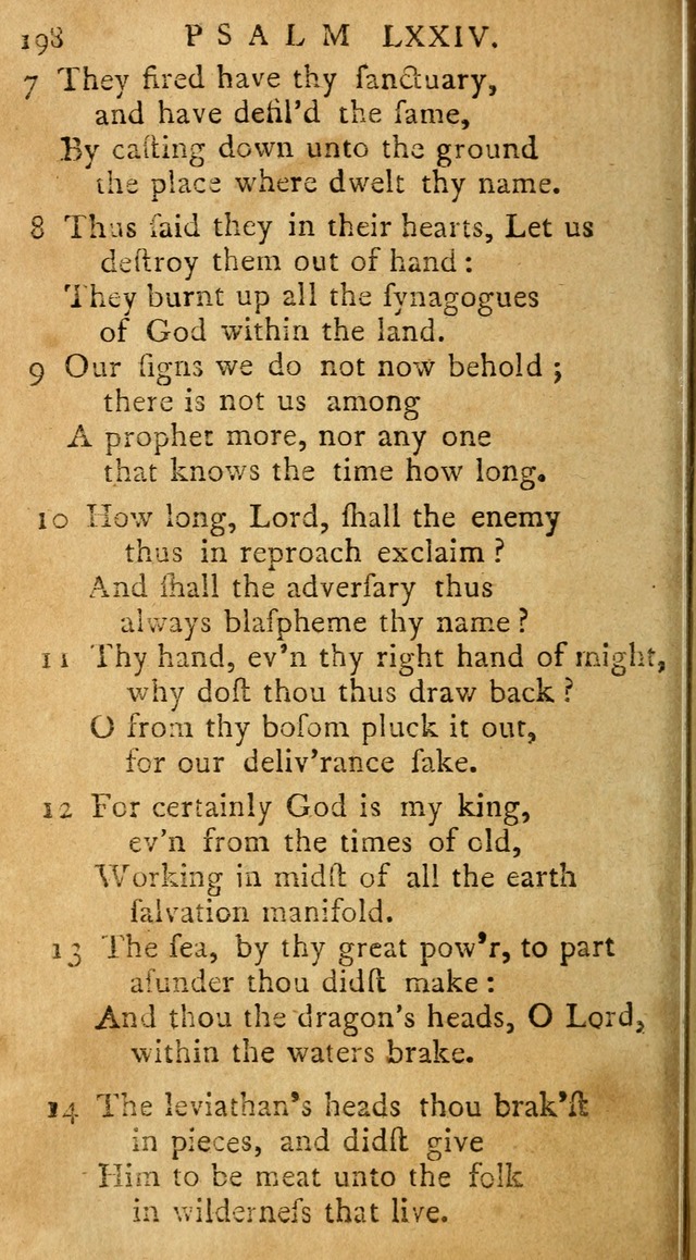 Psalms of David in metre page 196