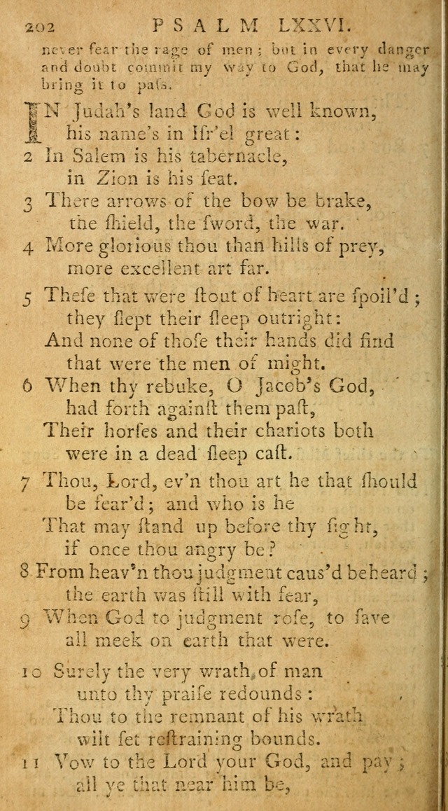 Psalms of David in metre page 200