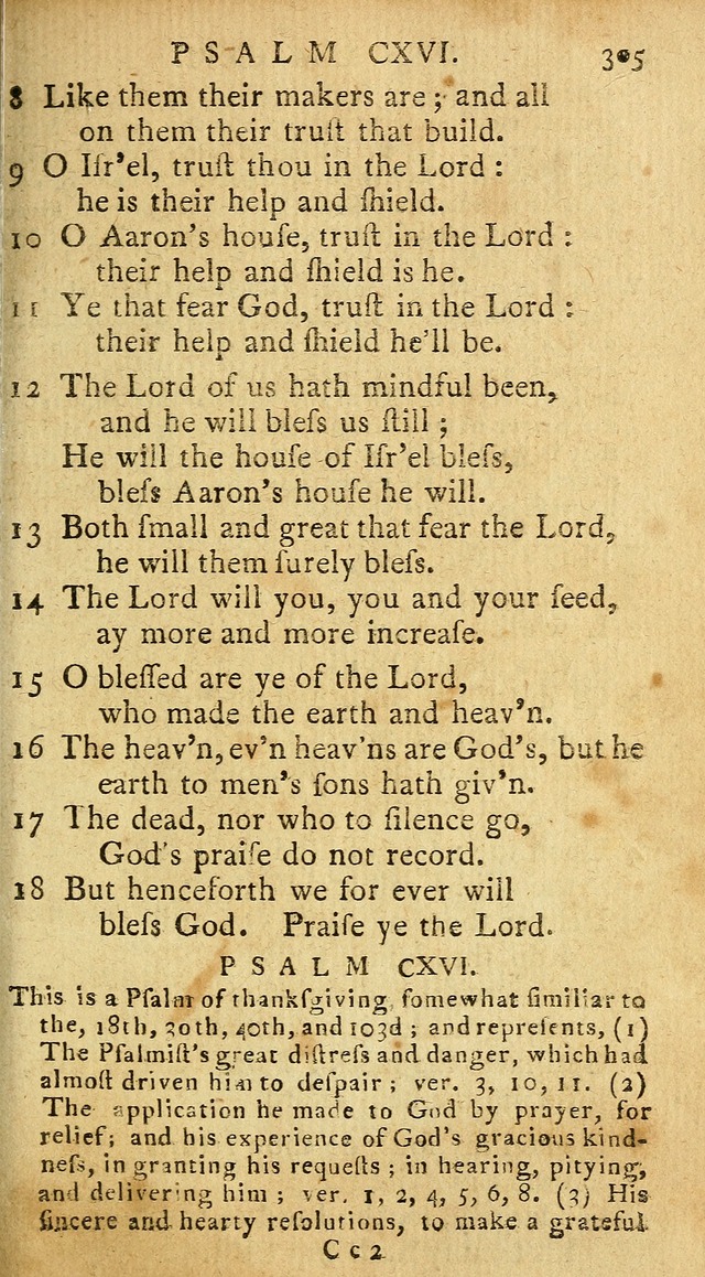 Psalms of David in metre page 303