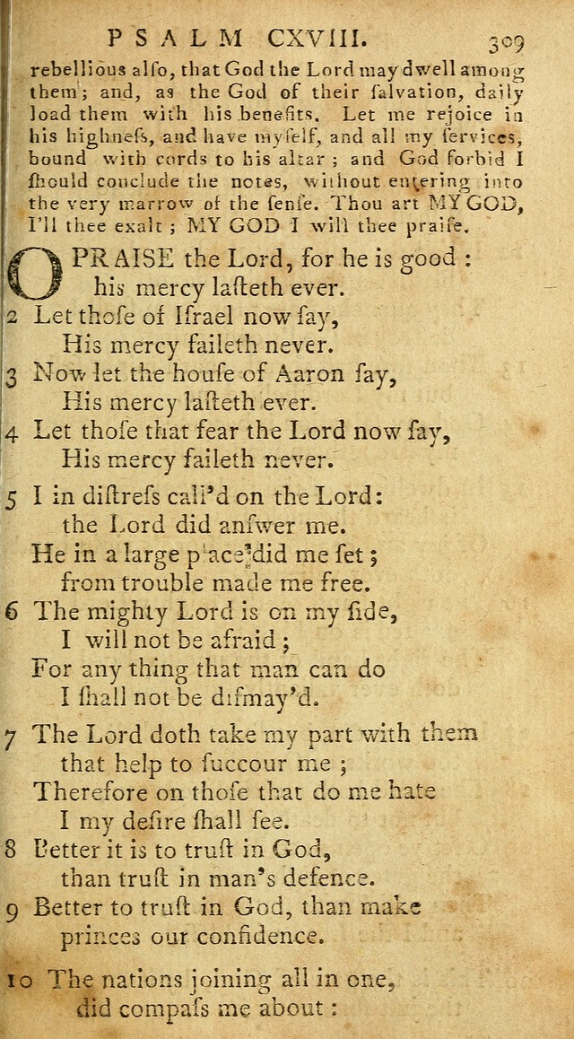 Psalms of David in metre page 307