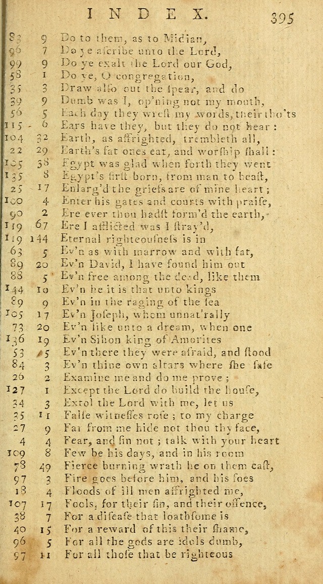 Psalms of David in metre page 393