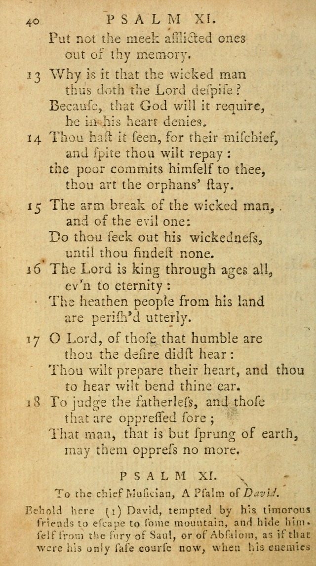 Psalms of David in metre page 40