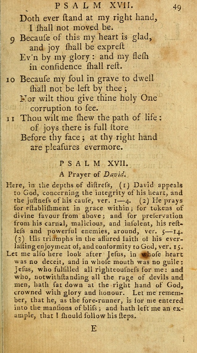 Psalms of David in metre page 49