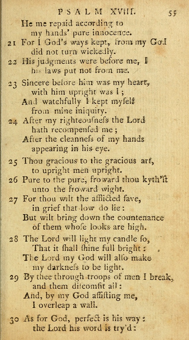 Psalms of David in metre page 55