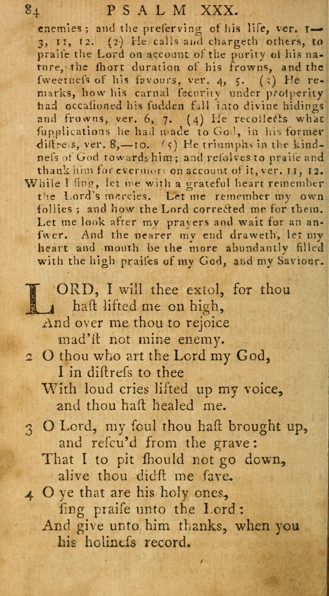 Psalms of David in metre page 84