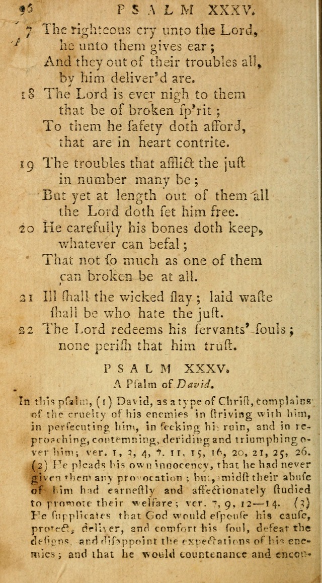 Psalms of David in metre page 96