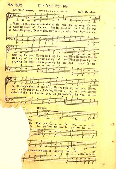 Praise Evangel: for Sunday-schools, revivals, singing-schools, conventions and general use in Christian work and worship page 102