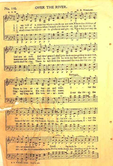 Praise Evangel: for Sunday-schools, revivals, singing-schools, conventions and general use in Christian work and worship page 110