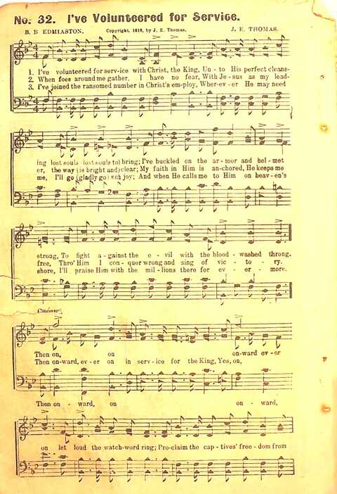 Praise Evangel: for Sunday-schools, revivals, singing-schools, conventions and general use in Christian work and worship page 32