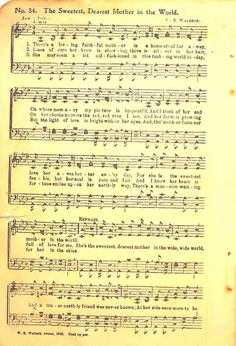 Praise Evangel: for Sunday-schools, revivals, singing-schools, conventions and general use in Christian work and worship page 34