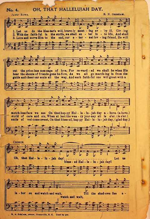 Praise Evangel: for Sunday-schools, revivals, singing-schools, conventions and general use in Christian work and worship page 4