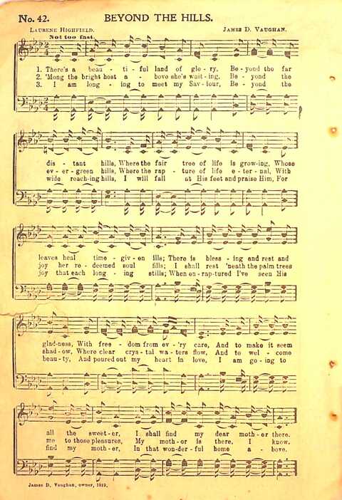 Praise Evangel: for Sunday-schools, revivals, singing-schools, conventions and general use in Christian work and worship page 42