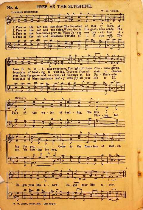 Praise Evangel: for Sunday-schools, revivals, singing-schools, conventions and general use in Christian work and worship page 6