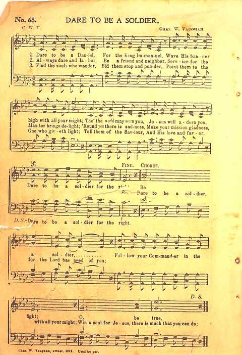 Praise Evangel: for Sunday-schools, revivals, singing-schools, conventions and general use in Christian work and worship page 68