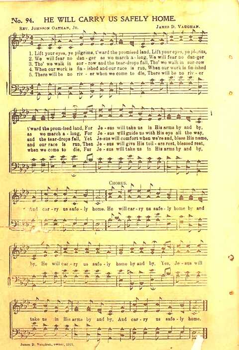 Praise Evangel: for Sunday-schools, revivals, singing-schools, conventions and general use in Christian work and worship page 94