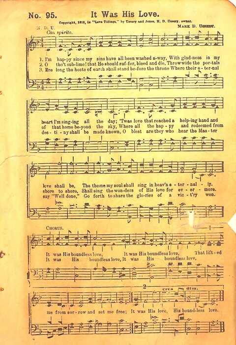 Praise Evangel: for Sunday-schools, revivals, singing-schools, conventions and general use in Christian work and worship page 95