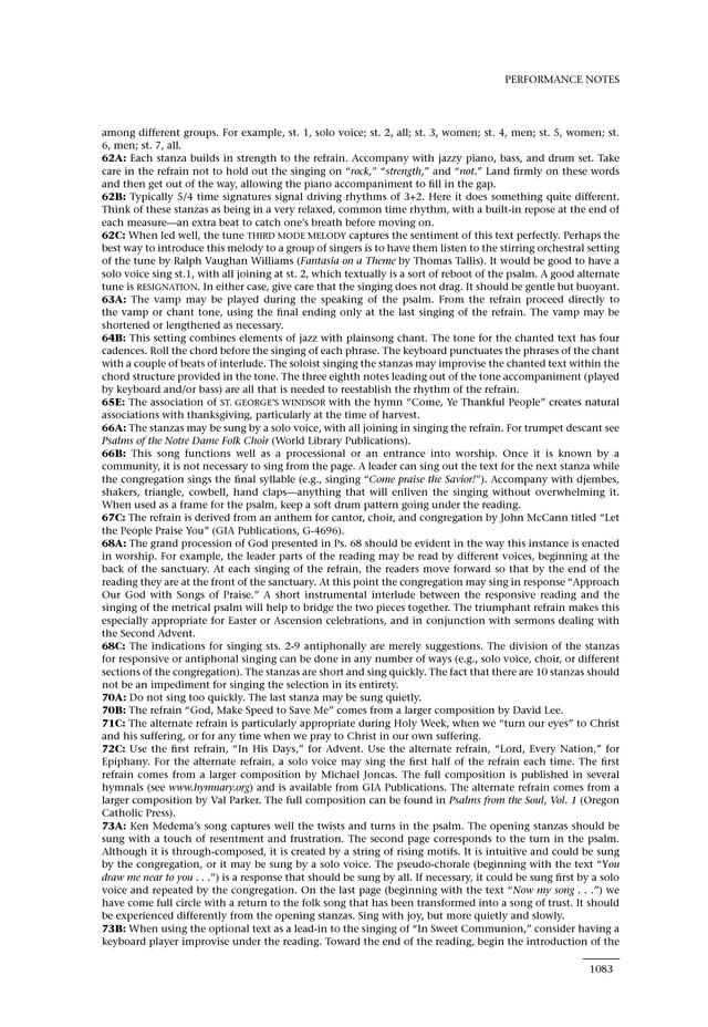 Psalms for All Seasons: a complete Psalter for worship page 1085