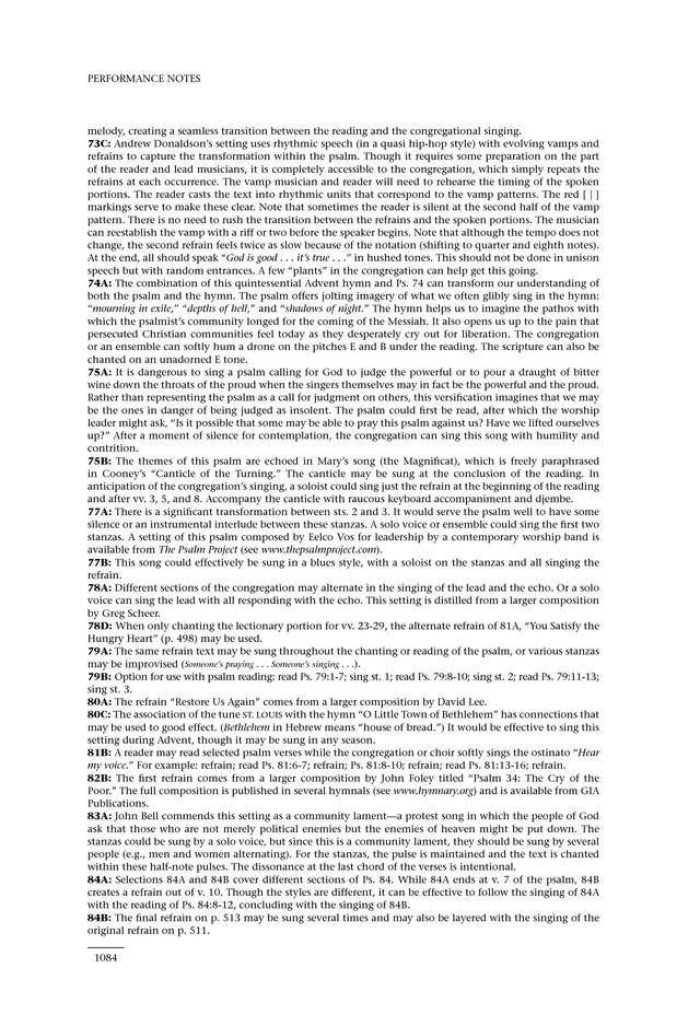 Psalms for All Seasons: a complete Psalter for worship page 1086