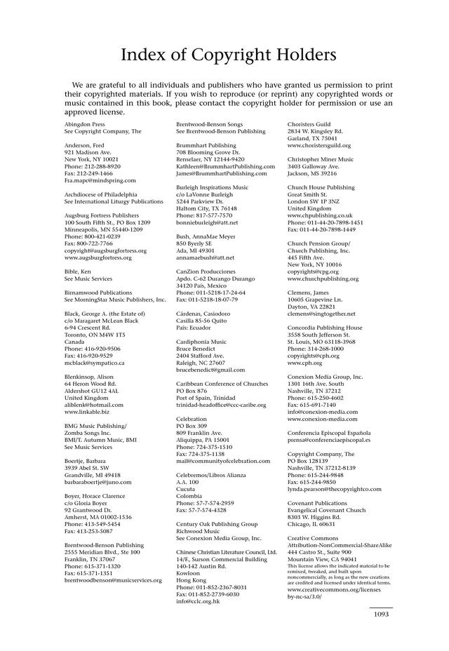 Psalms for All Seasons: a complete Psalter for worship page 1095