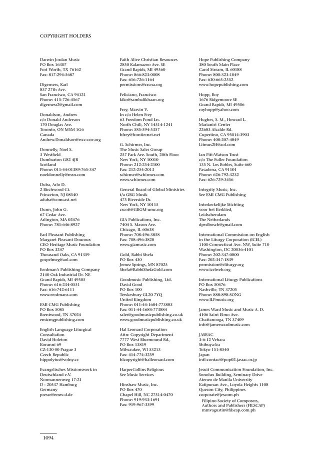 Psalms for All Seasons: a complete Psalter for worship page 1096
