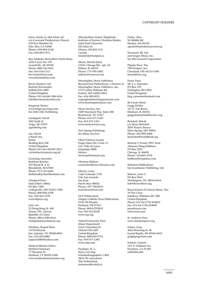 Psalms for All Seasons: a complete Psalter for worship page 1097
