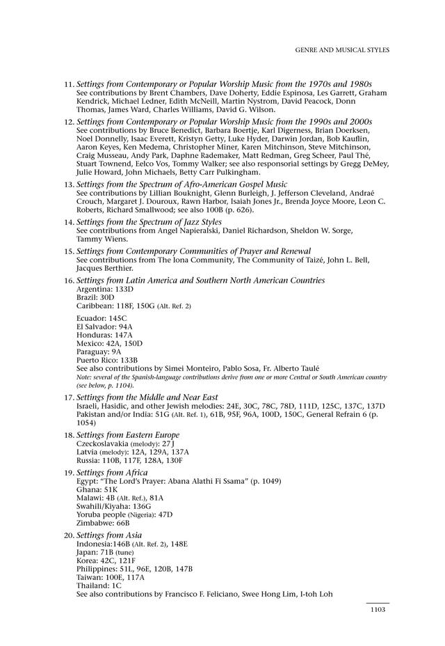 Psalms for All Seasons: a complete Psalter for worship page 1105