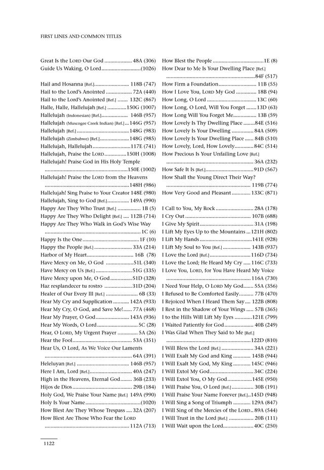 Psalms for All Seasons: a complete Psalter for worship page 1124