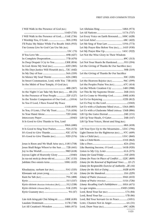 Psalms for All Seasons: a complete Psalter for worship page 1125