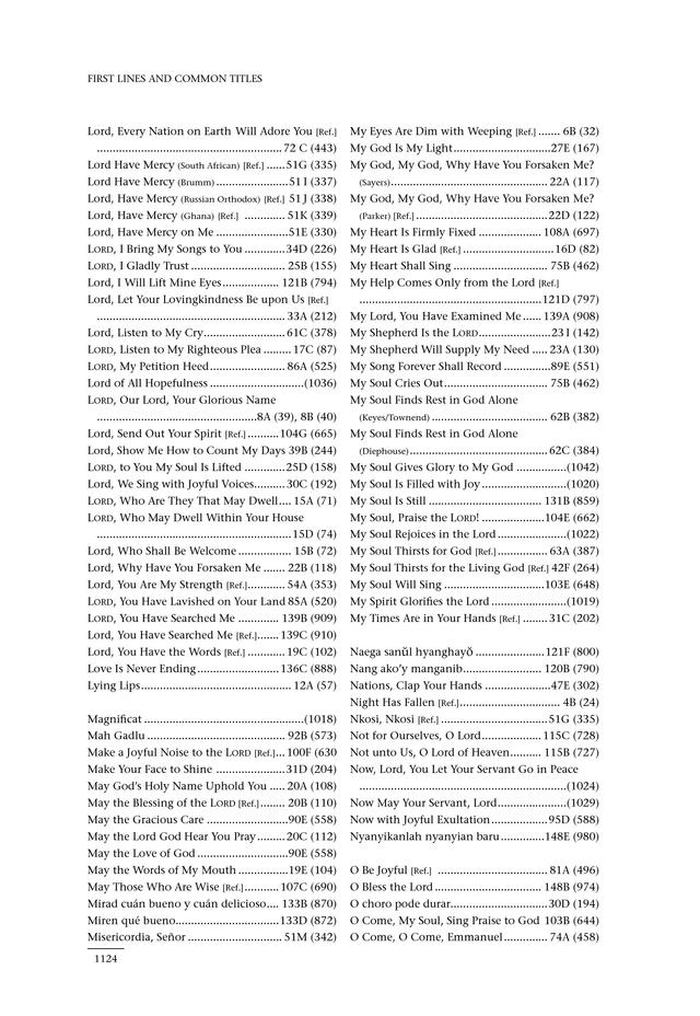 Psalms for All Seasons: a complete Psalter for worship page 1126